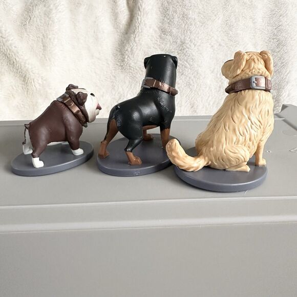 Disney Up Dogs PVC Figures Lot Of 3 Beta Gamma Dug 2.5” Cake Topper Toy Figurine - Picture 5 of 7
